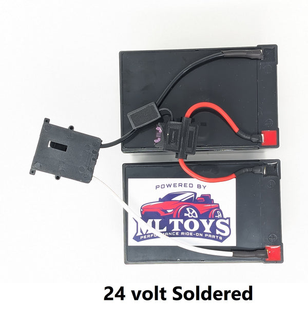 24v battery for power hot sale wheels