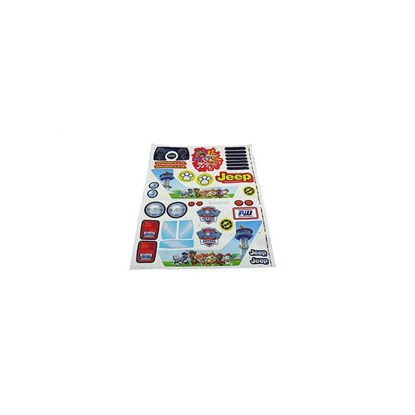 Jeep Wrangler Paw Patrol Stickers ML Toys Store